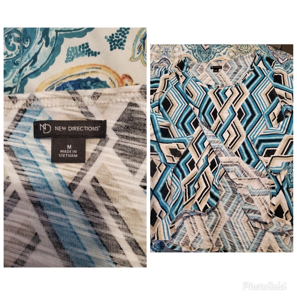 New directions wrap shirt. Size medium
